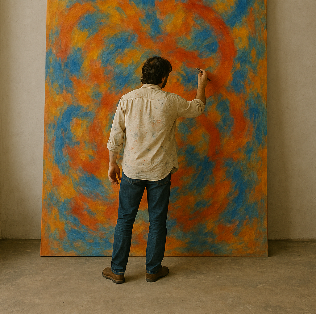 2メートルの作品も製作可能